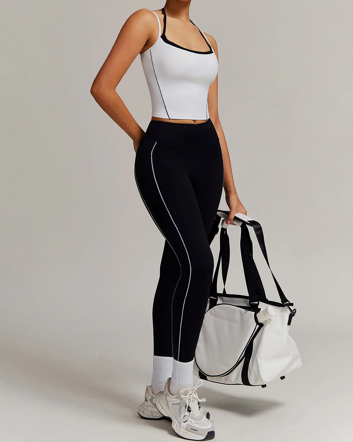 Jocasta Seamless Leggings - Black - Image 6