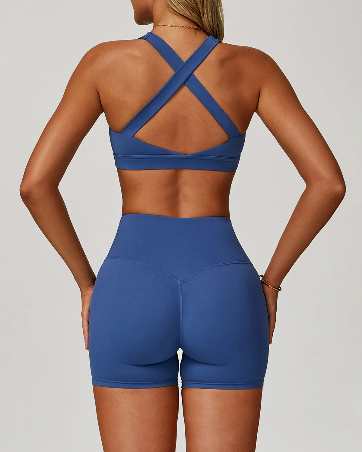 Jocelyn Seamless Shorts - Indigo - Image 4