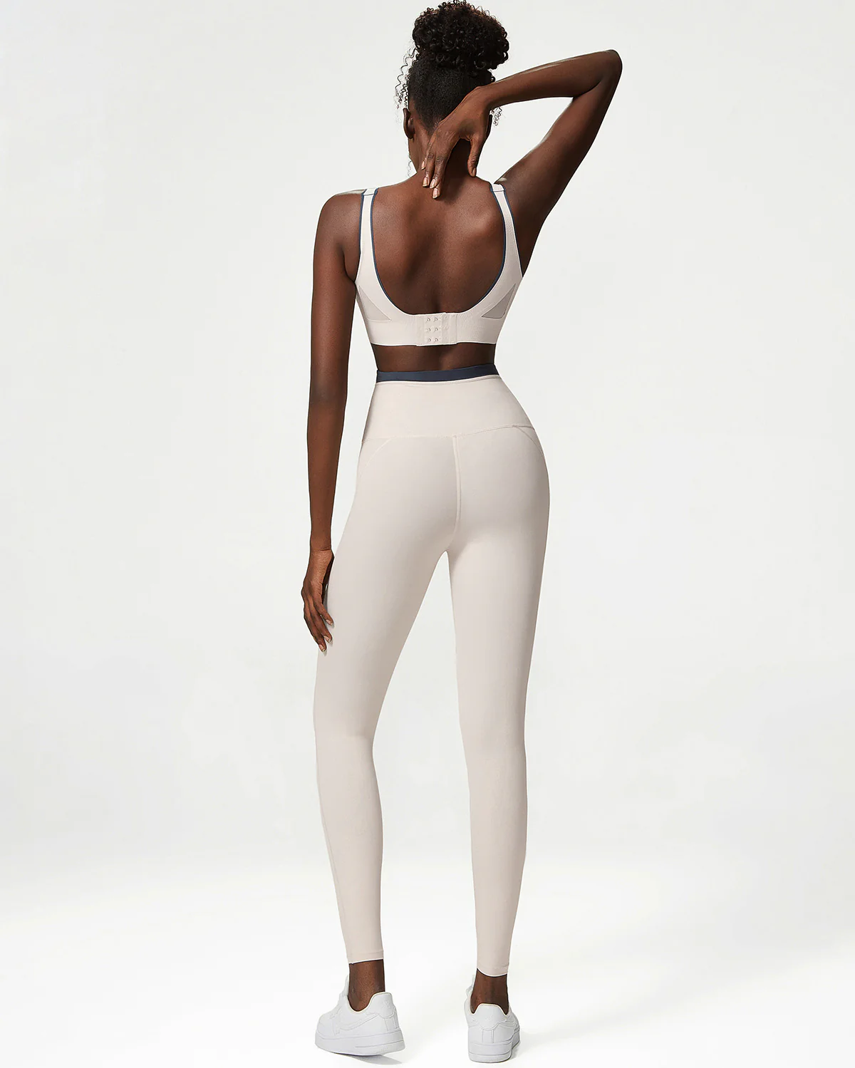 Juno Seamless Leggings - Beige Mist - Image 5