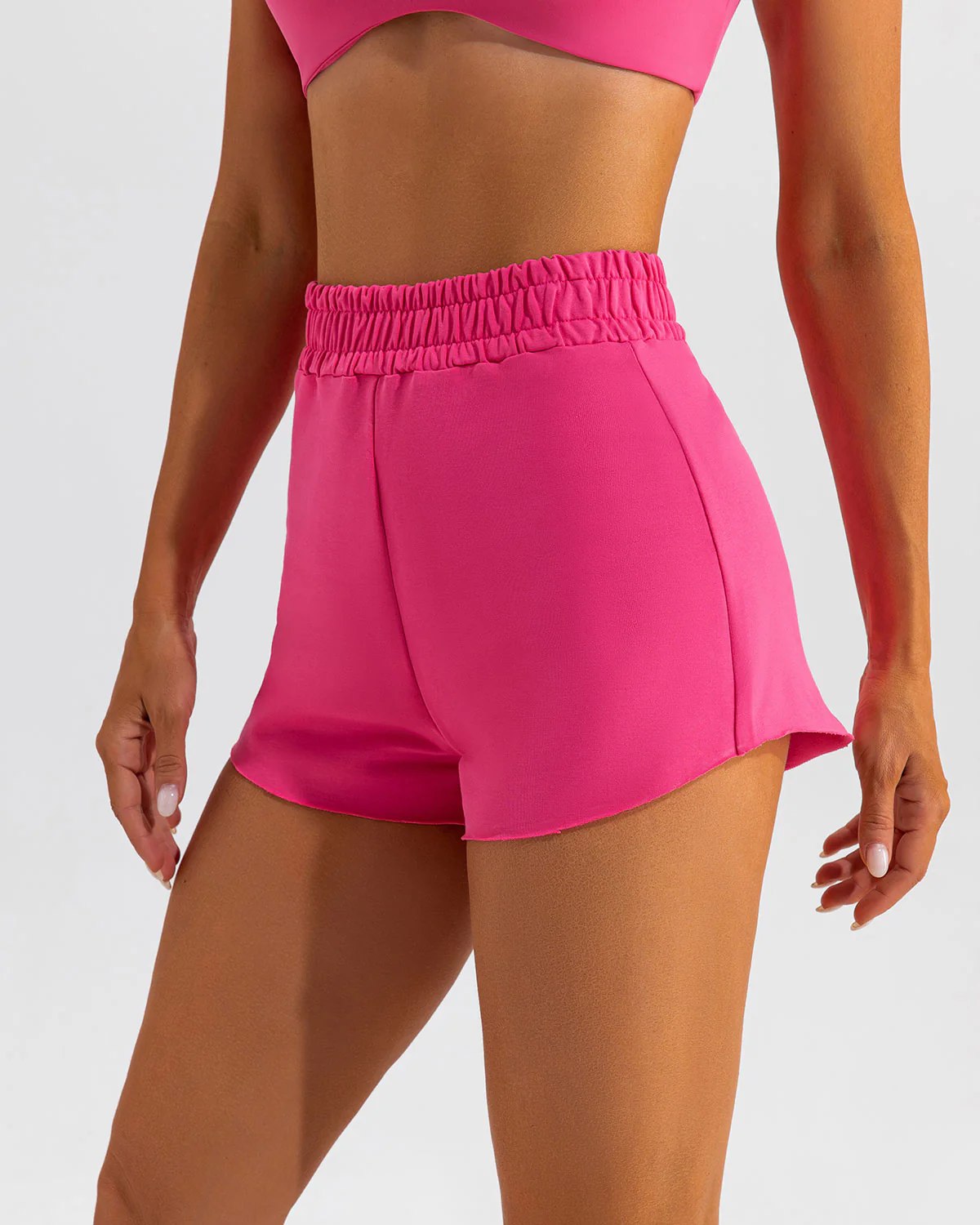 Kaia Athleisure Shorts - Fuchsia - Image 3