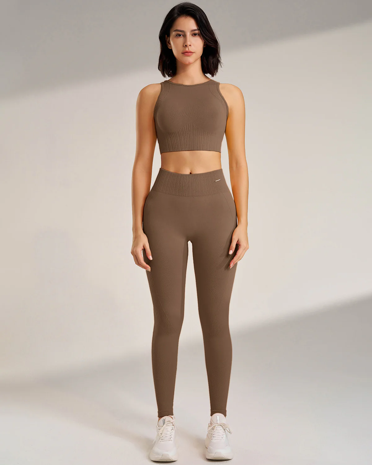 Katya Seamless Leggings - Brown - Image 4