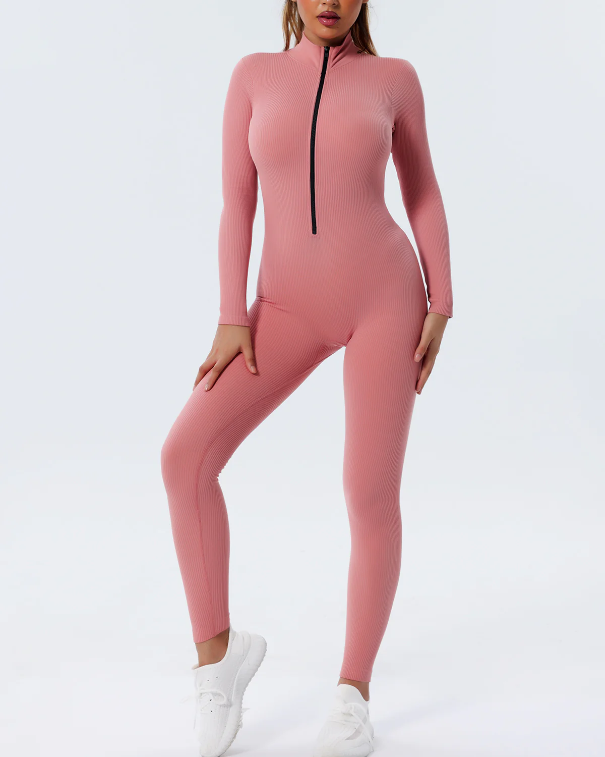Kendra Seamless Jumpsuit - Pink - Image 3