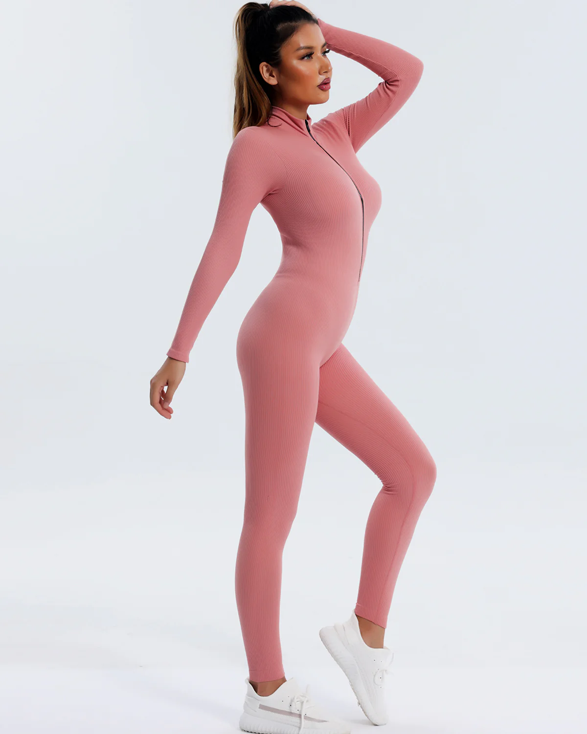 Kendra Seamless Jumpsuit - Pink - Image 6