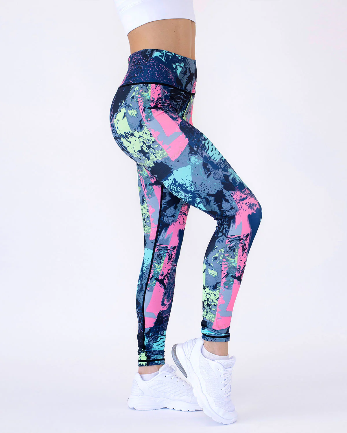 La Peinture Abstract Leggings - Image 4