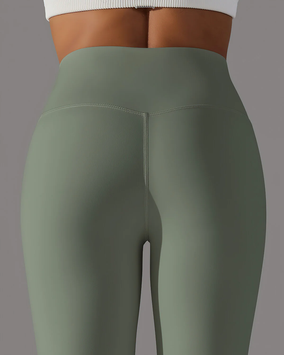 Lara Seamless Leggings - Camo Green - Image 7