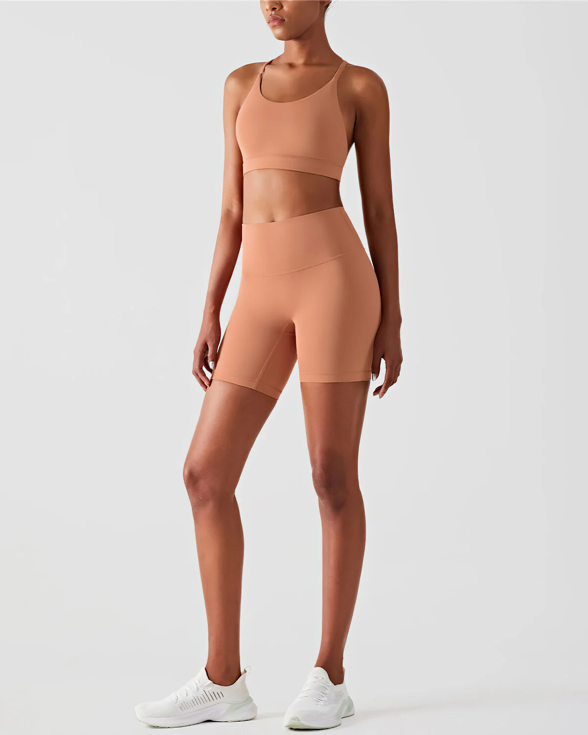 Lillie Seamless Shorts - Peach - Image 7