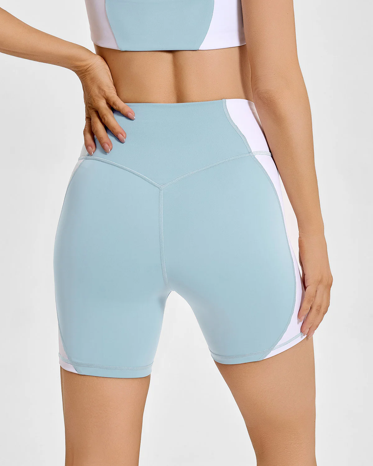 Lysandra Seamless Shorts - Blue - Image 2