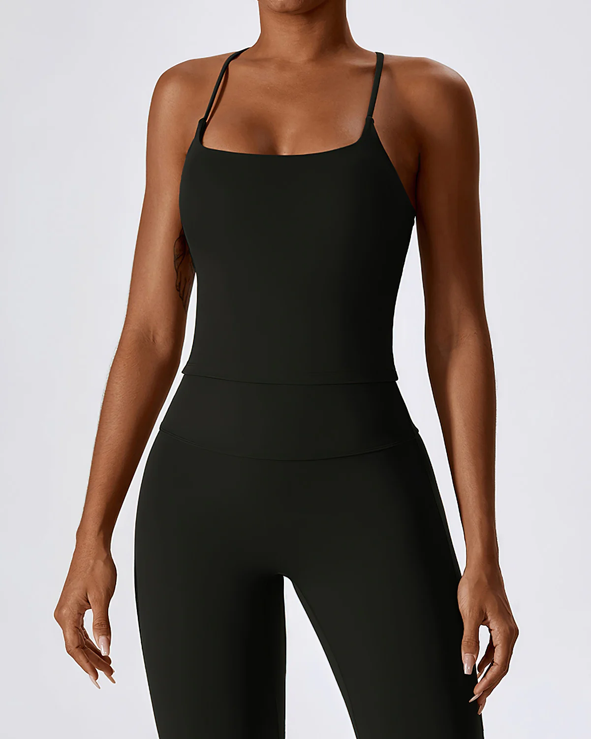 Melisa Crop Top - Black - Image 4