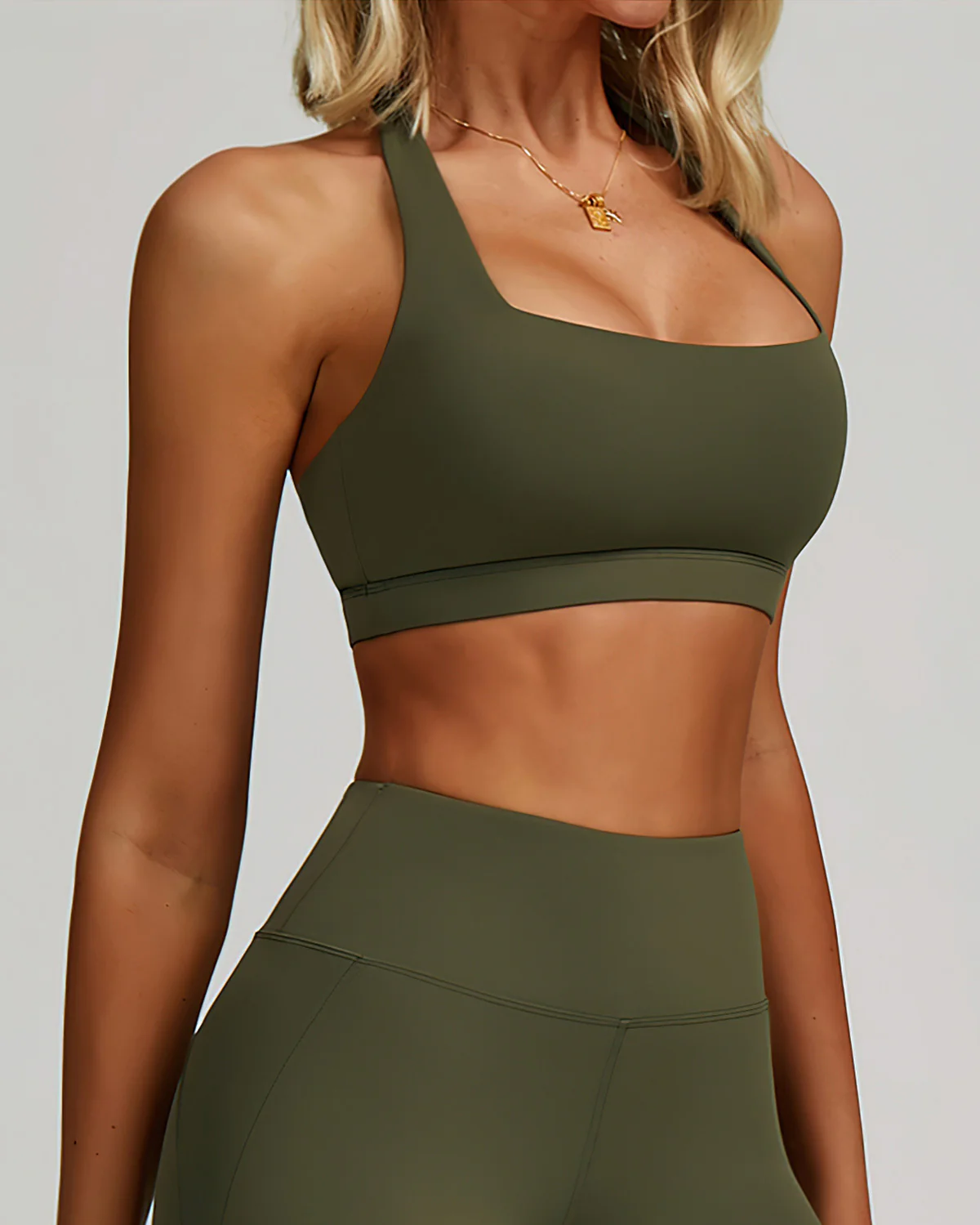 Mira Active Bra - Green - Image 4
