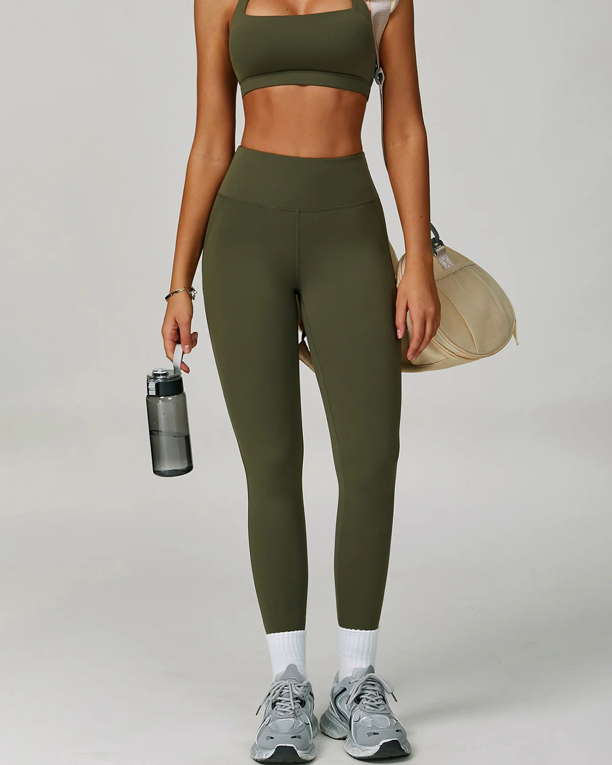 Mira Active Bra - Green - Image 6
