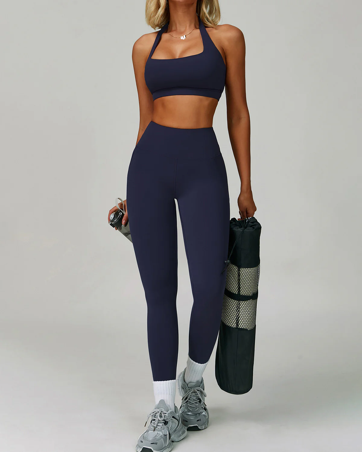Mira Active Bra - Navy - Image 6
