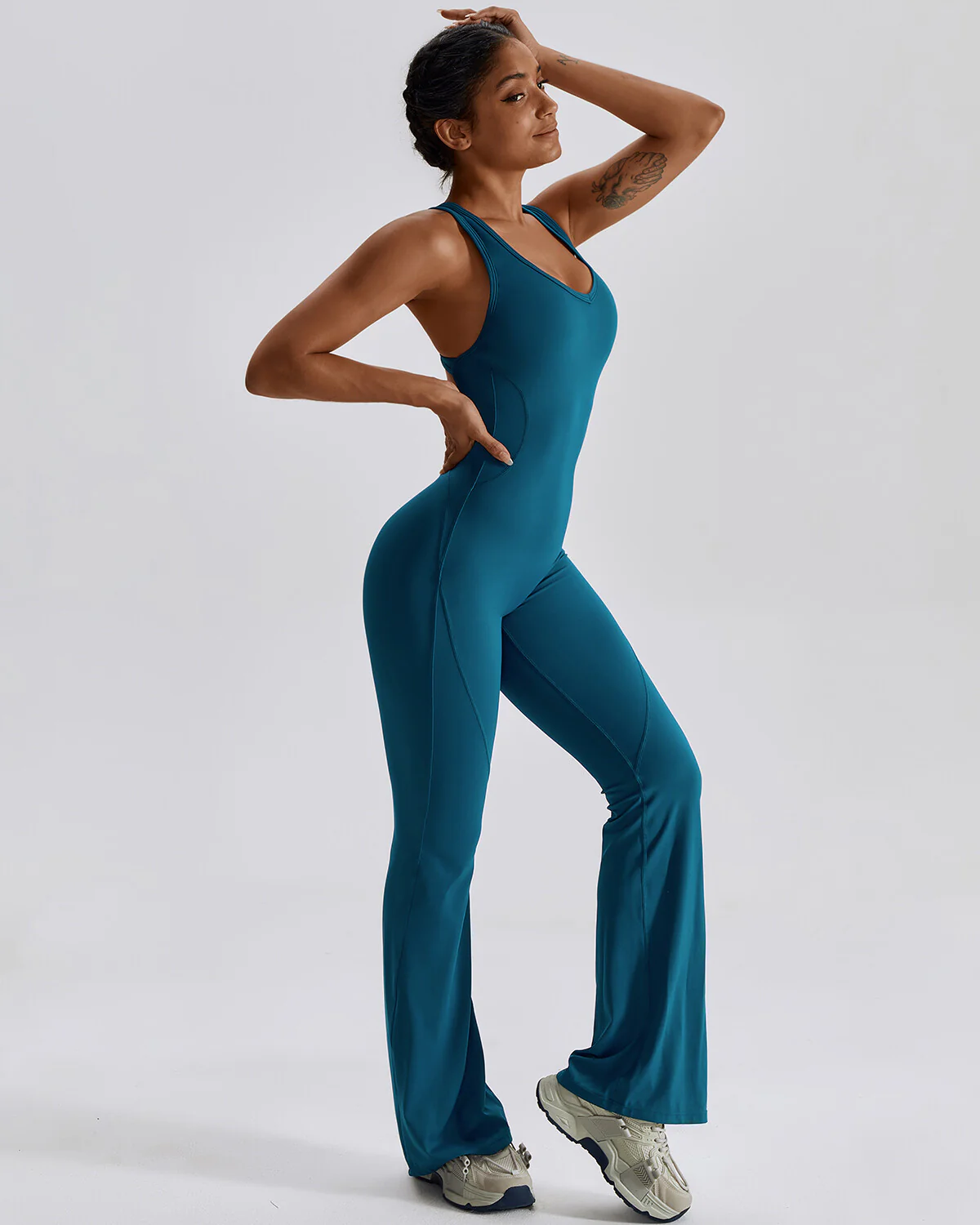 Murphy Seamless Jumpsuit - Blue - Image 4