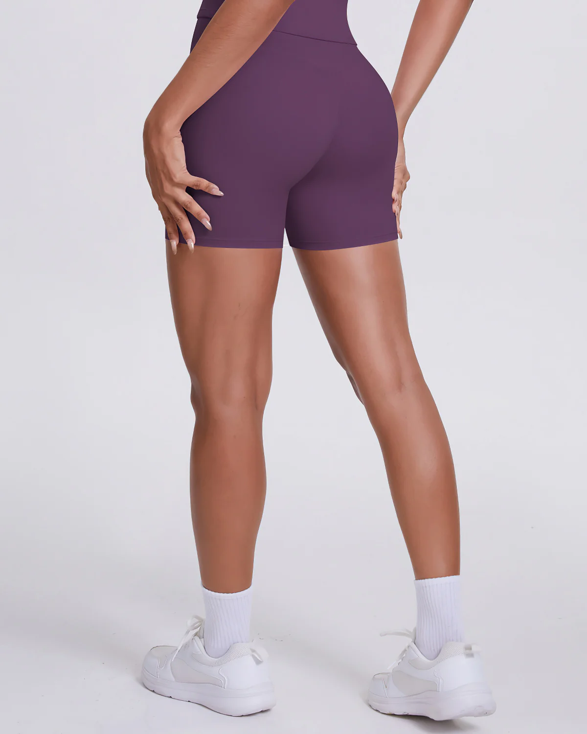 Niam Seamless Shorts - Plum - Image 5
