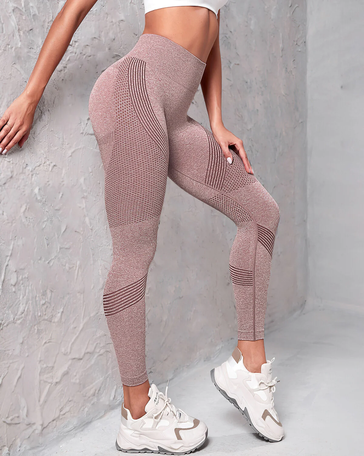 Paula Seamless Leggings - Coffee - Image 2
