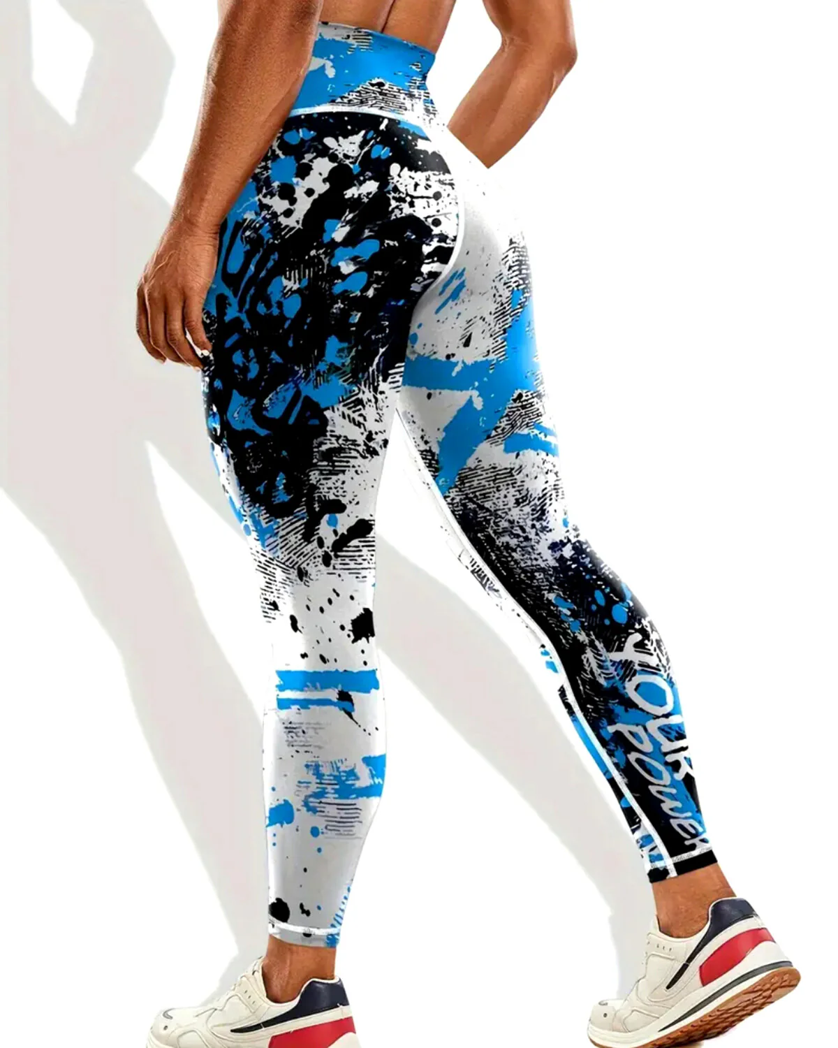 Power Up Leggings - Blue - Image 3