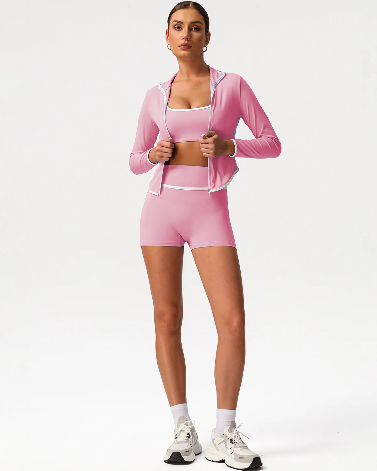 Raina Seamless Shorts - Pink - Image 7