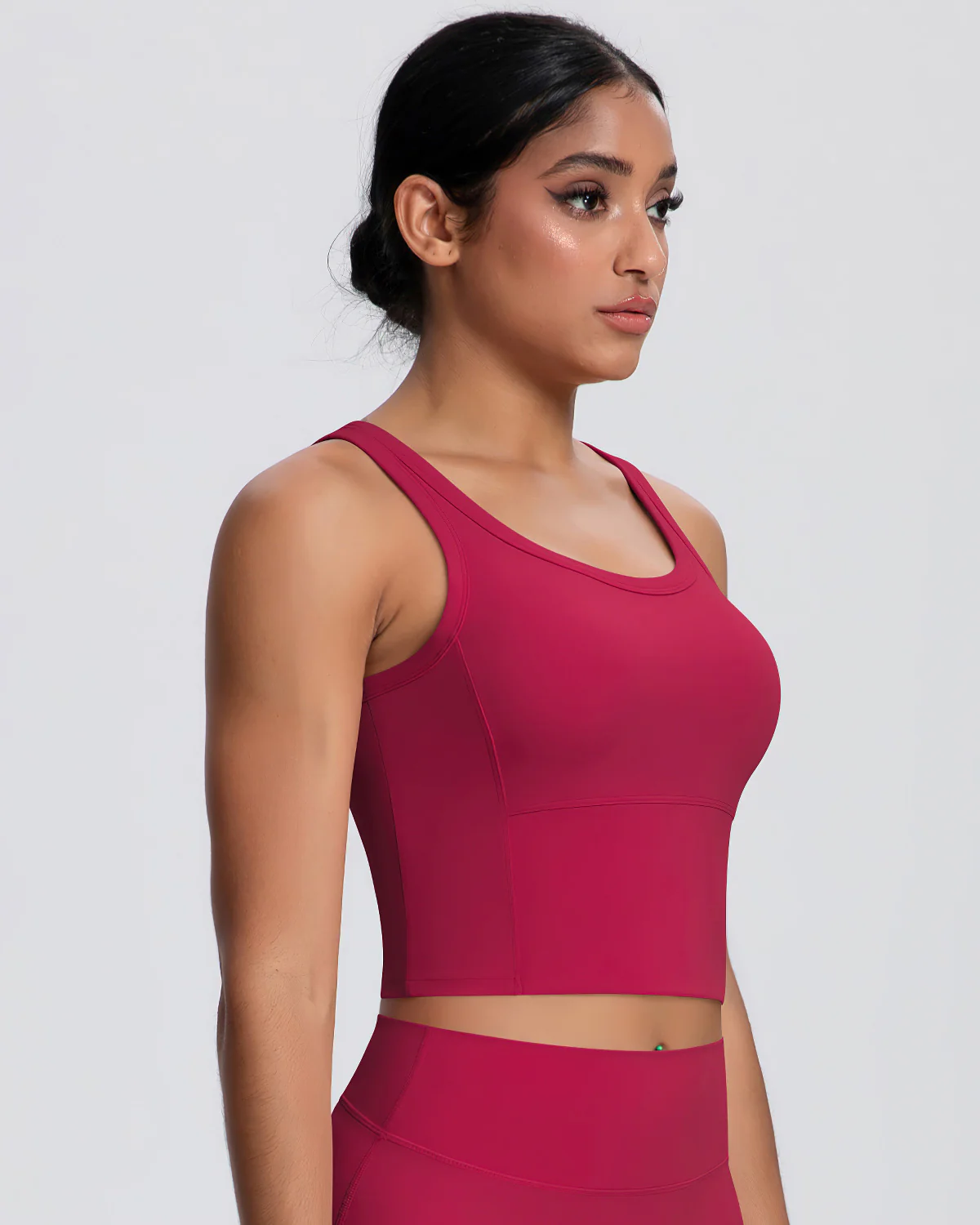 Rowan Crop Top - Red - Image 5