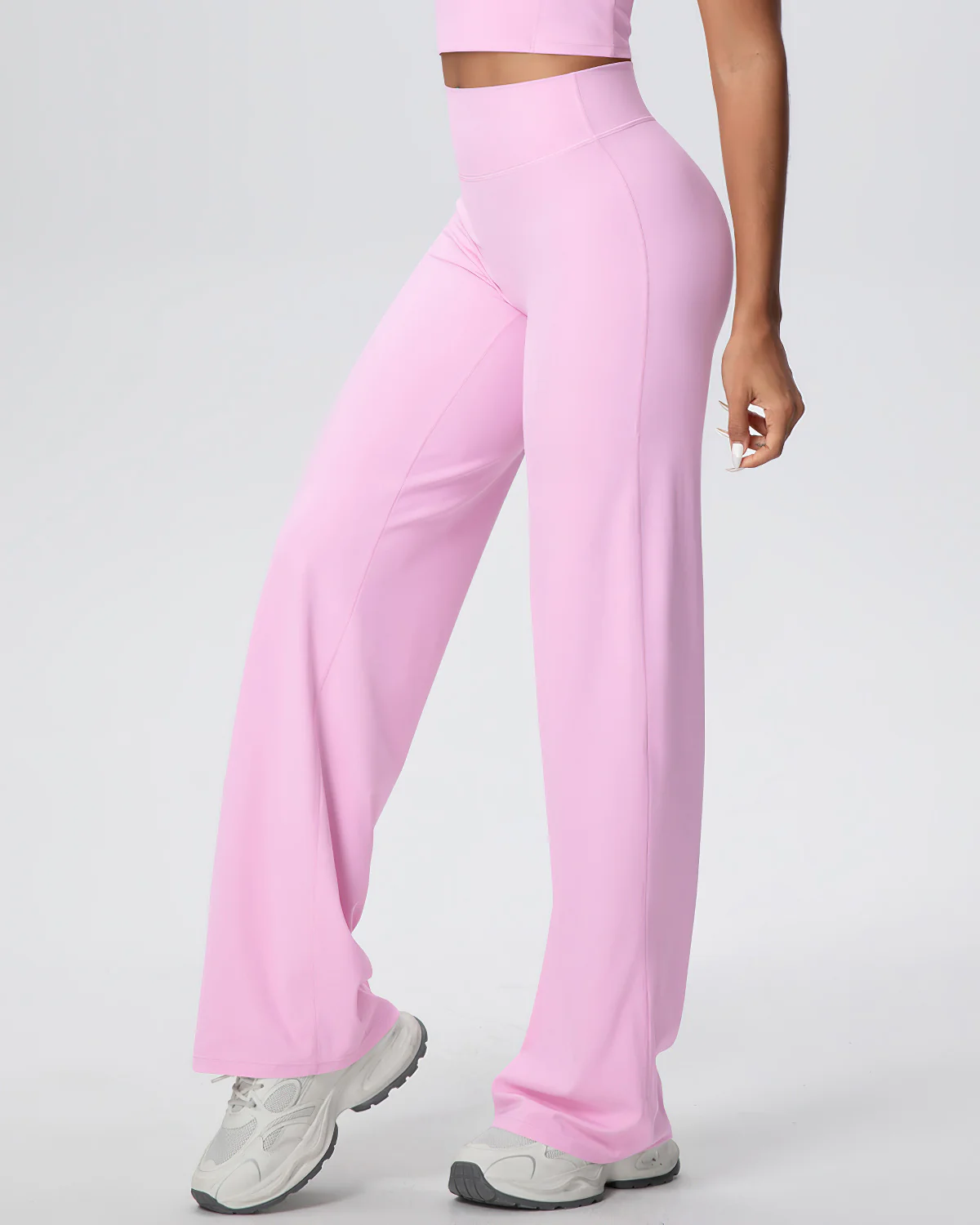 Rowan Flare Leggings - Pink - Image 4
