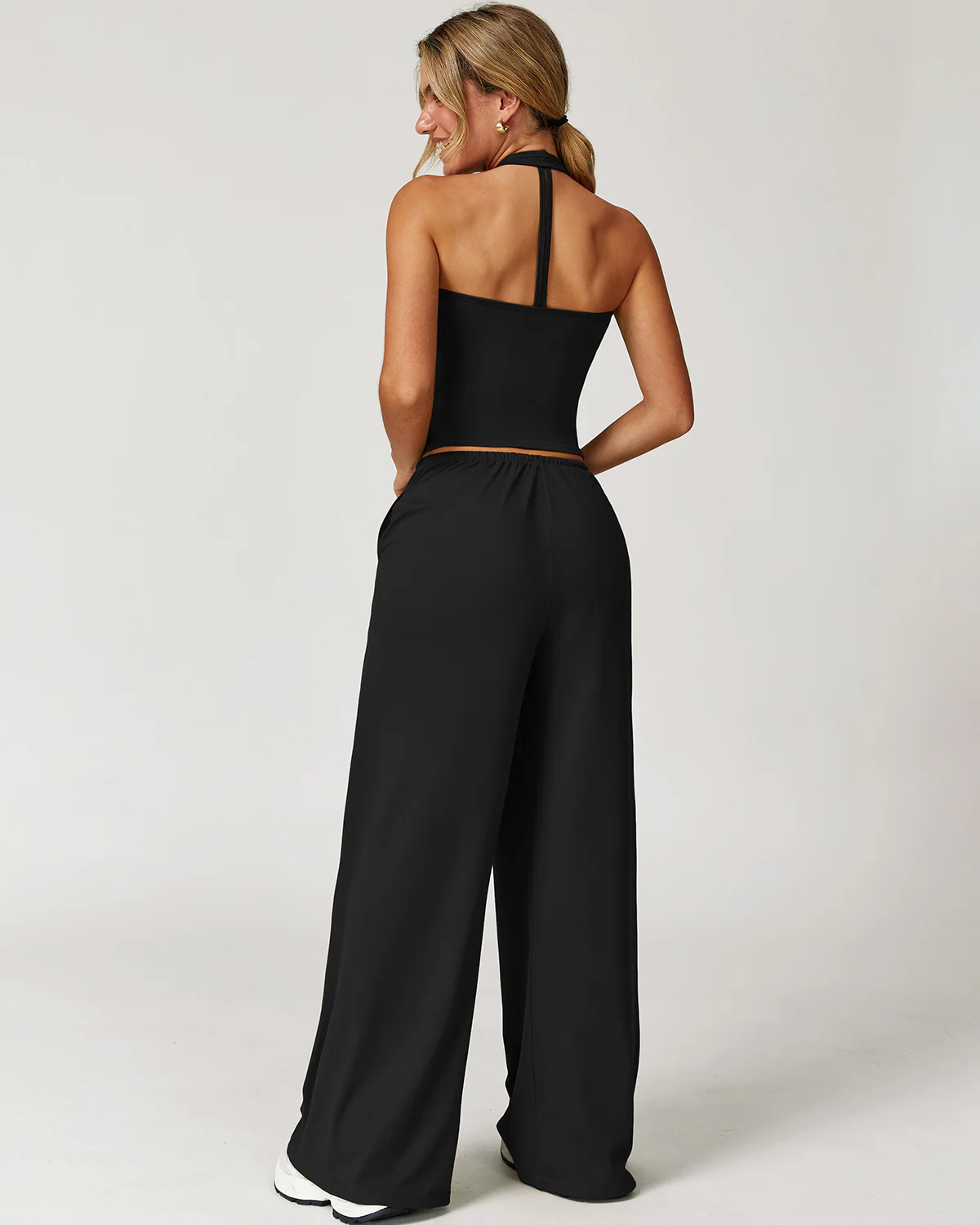 Rowena Crop Top - Black - Image 6