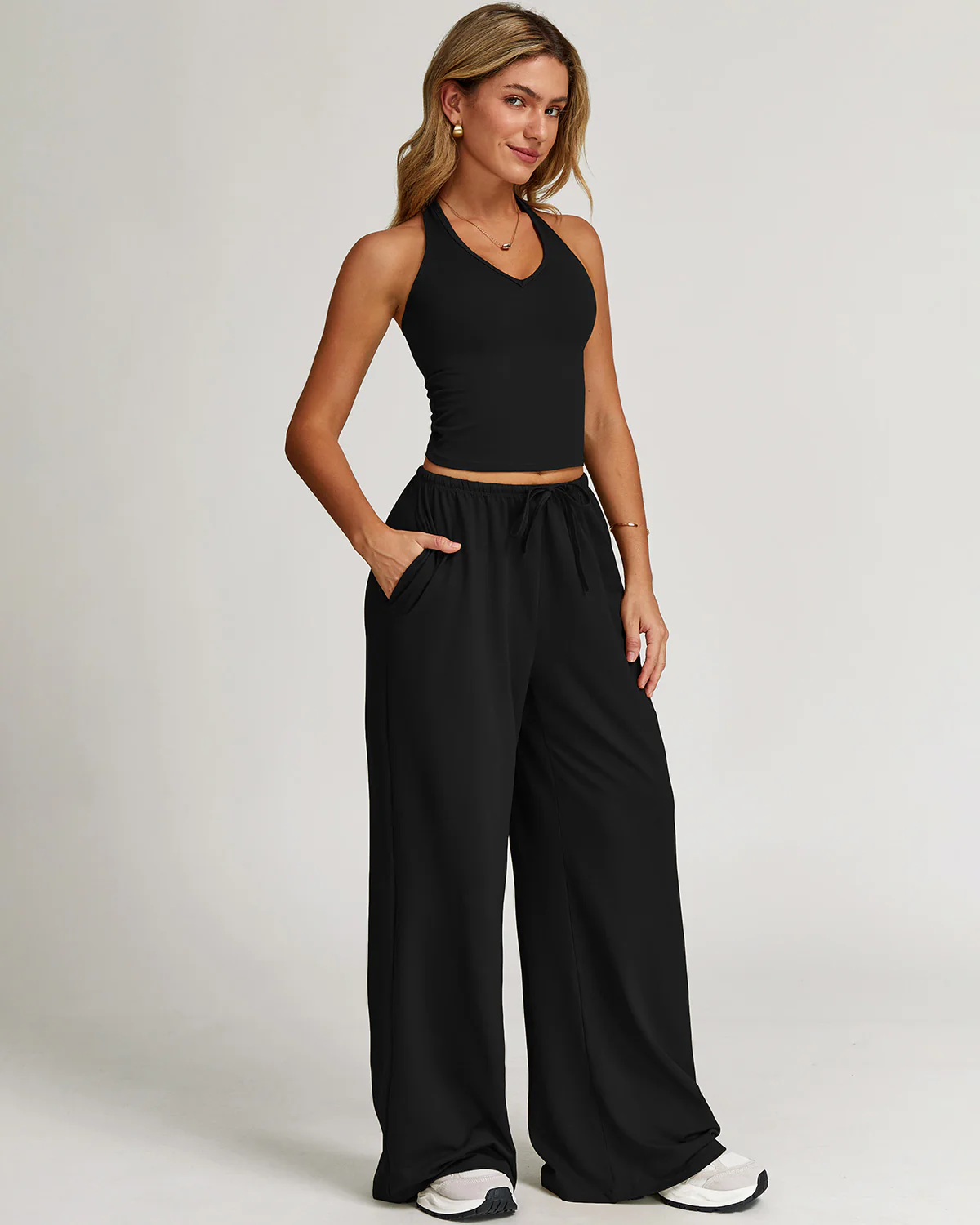 Rowena Sweatpants - Black - Image 5
