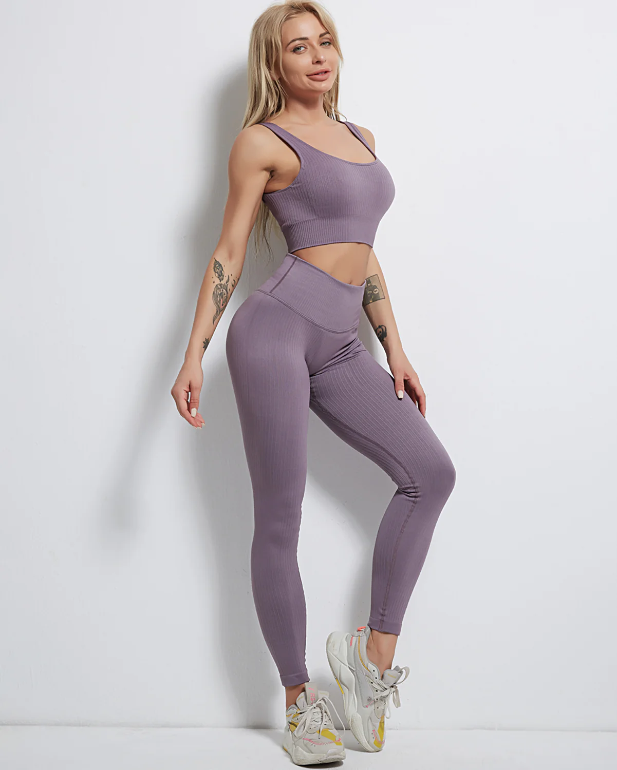 Rozy Ribbed Seamless Leggings - Image 62