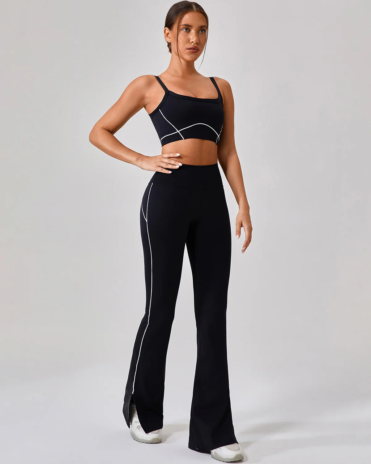 Ruby Flare Leggings - Black - Image 7