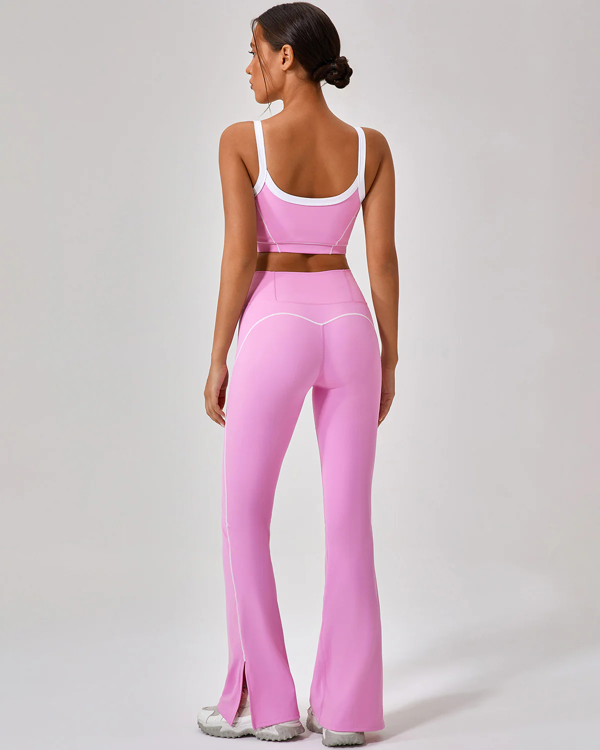 Ruby Flare Leggings - Pink - Image 7