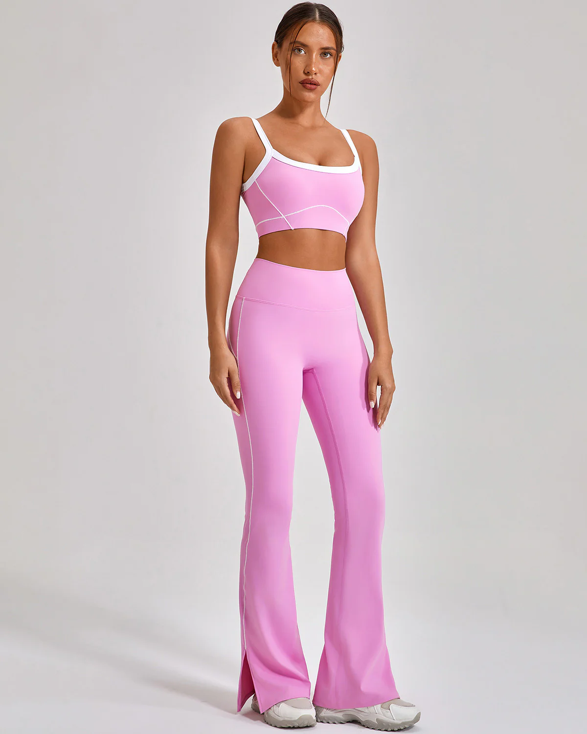 Ruby Flare Leggings - Pink - Image 8