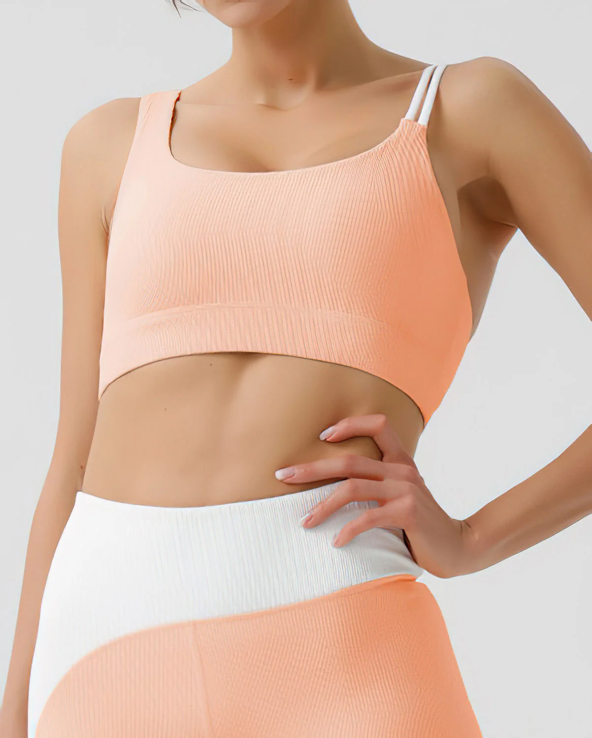 Sapphira Sports Bra - Orange - Image 3