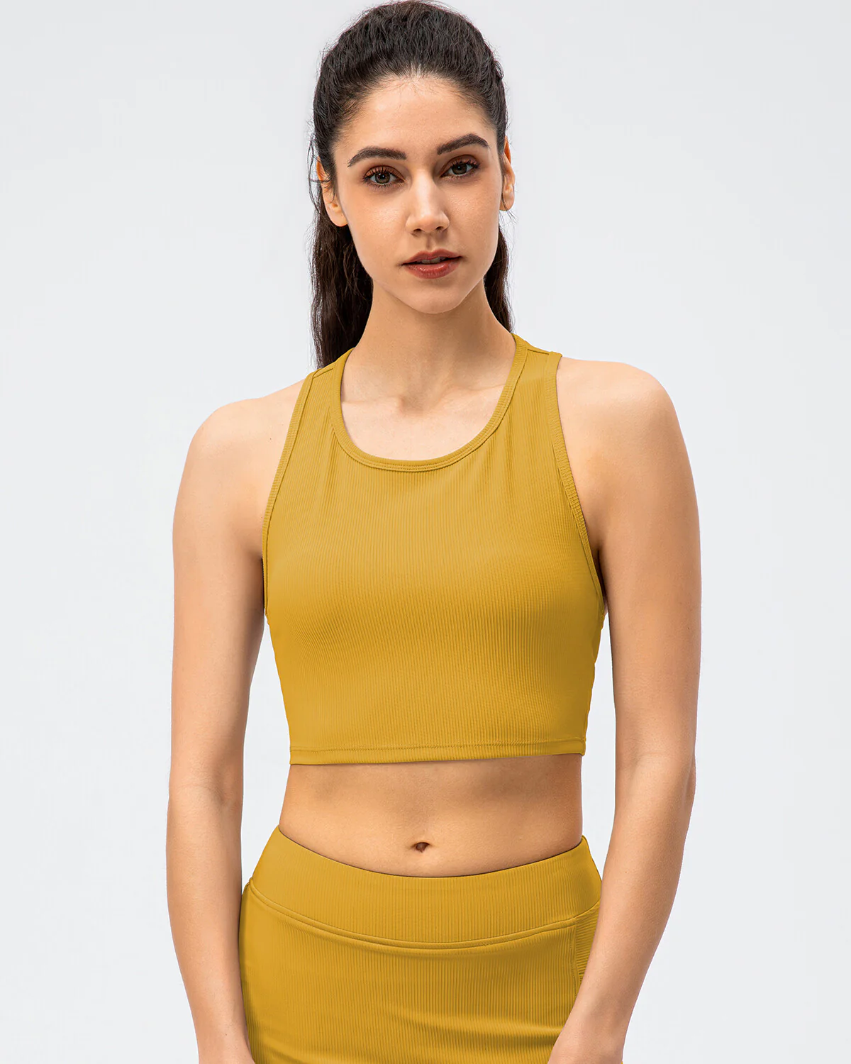 Sloane Sports Bra - Yellow - Image 3