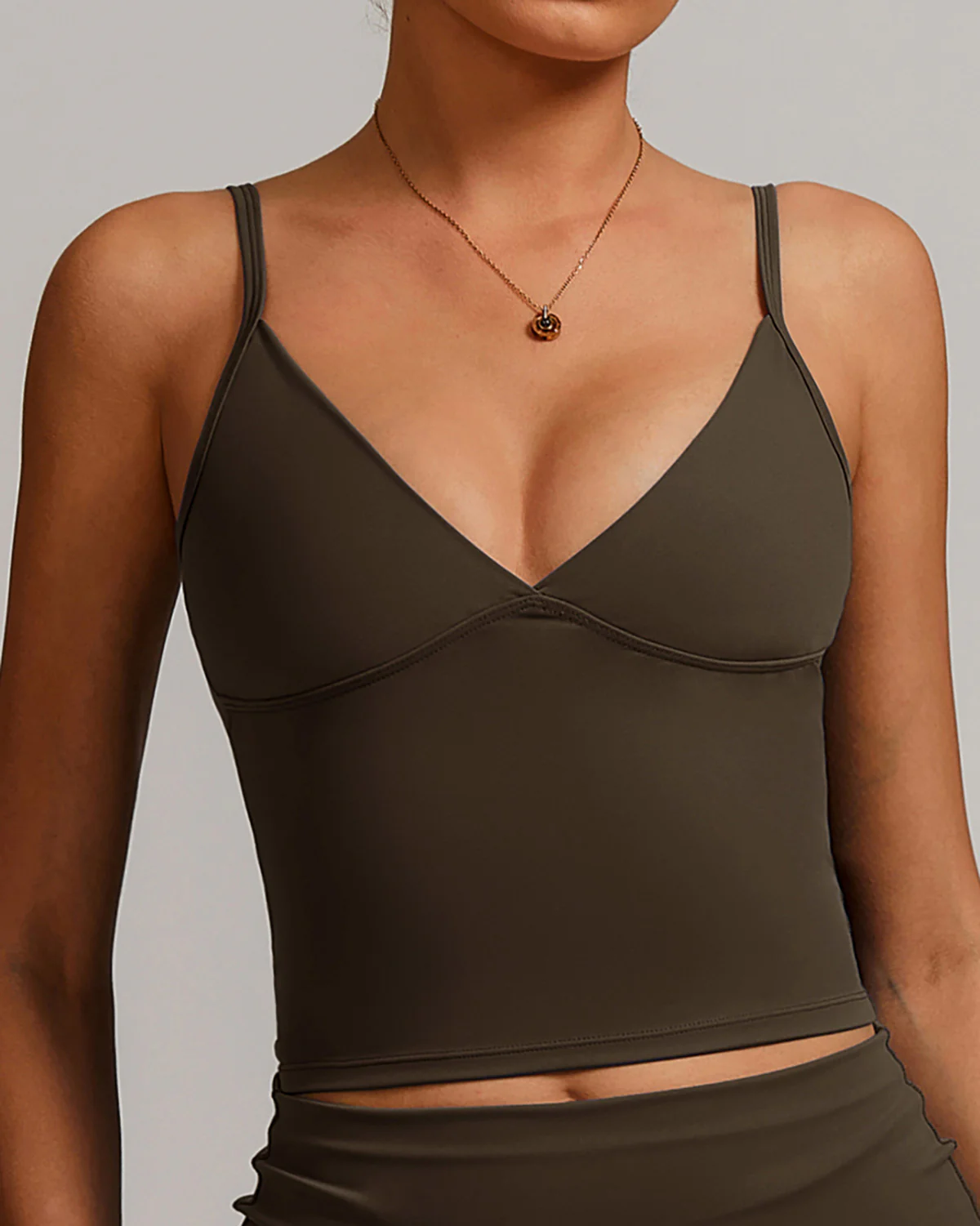 Thalassa Crop Top - Espresso - Image 2