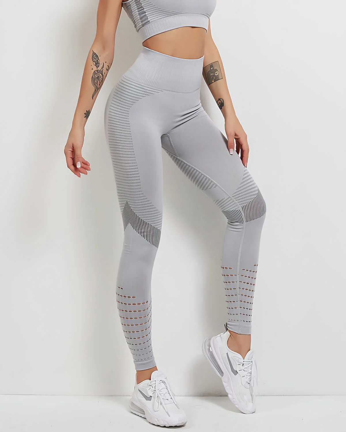 Tribeca Seamless Leggings - Gray - Image 2