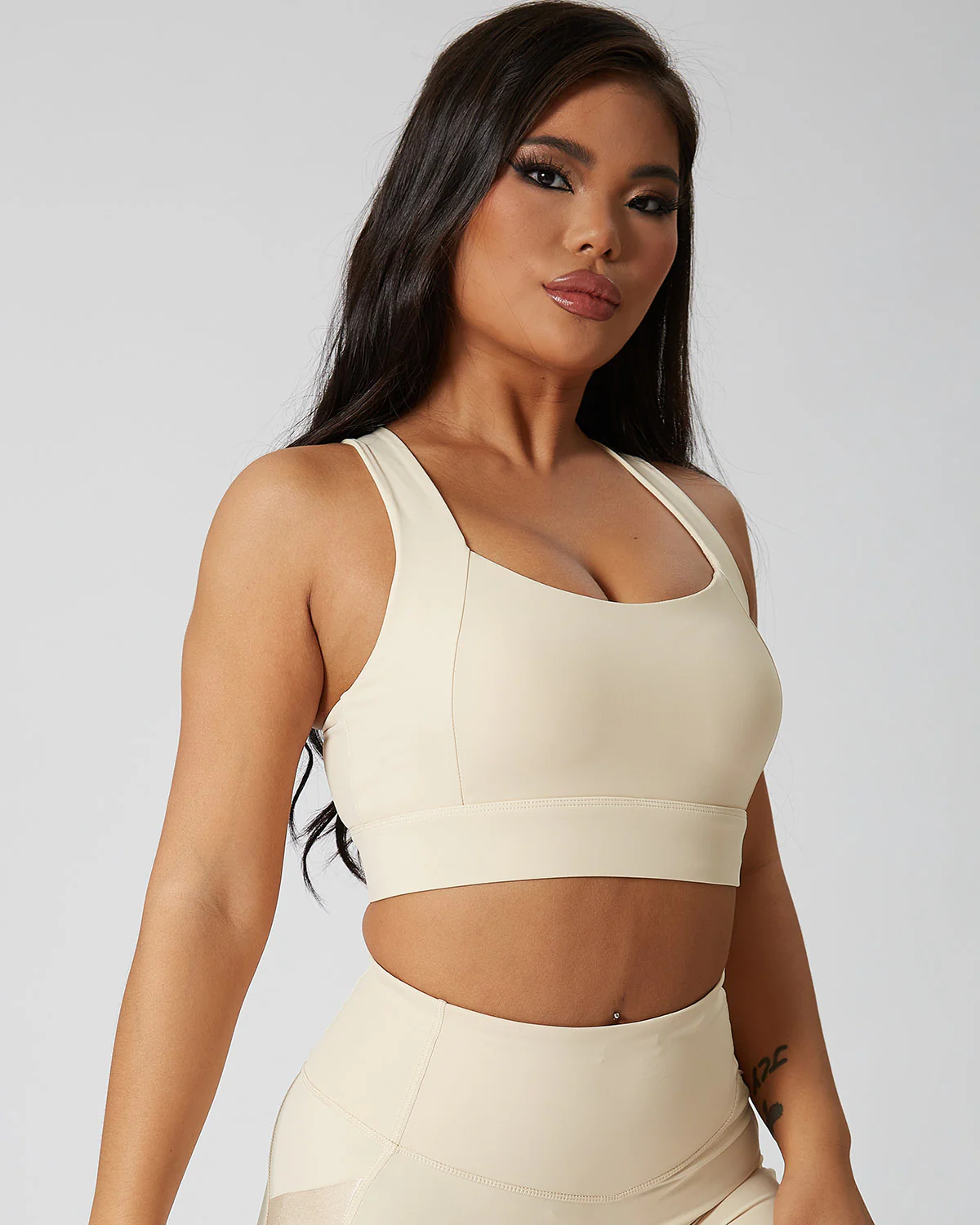Ursula Sports Bra - Beige - Image 3