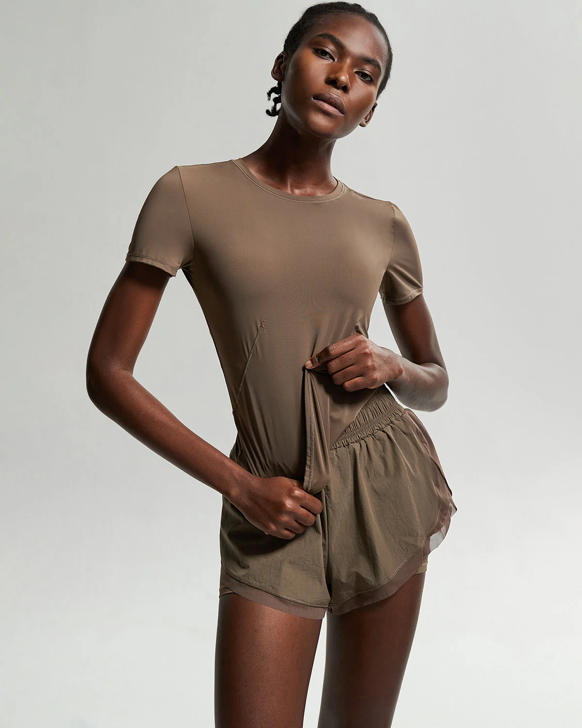 Vesper Shorts - Brown - Image 3