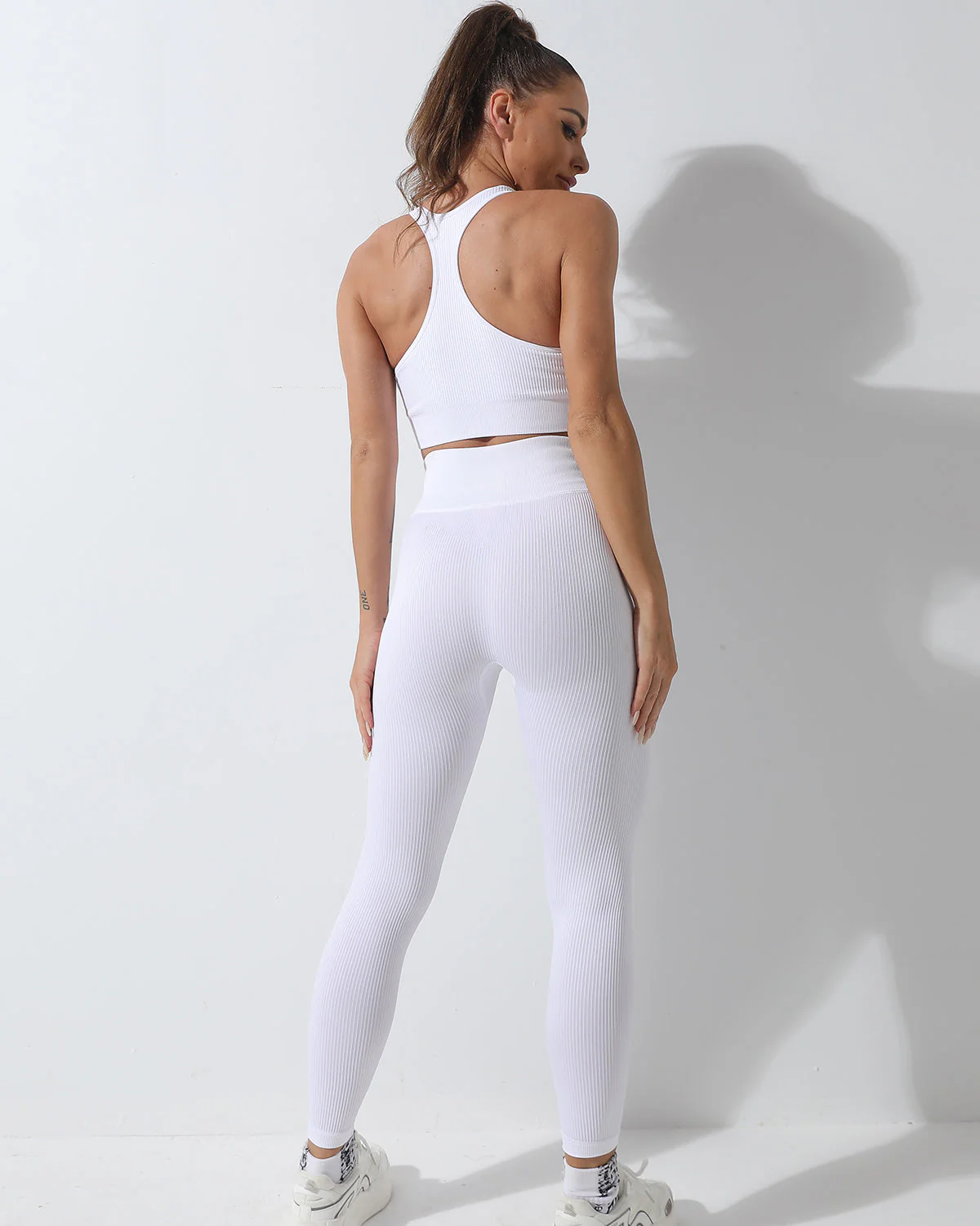 Wella Seamless Leggings - White - Image 6
