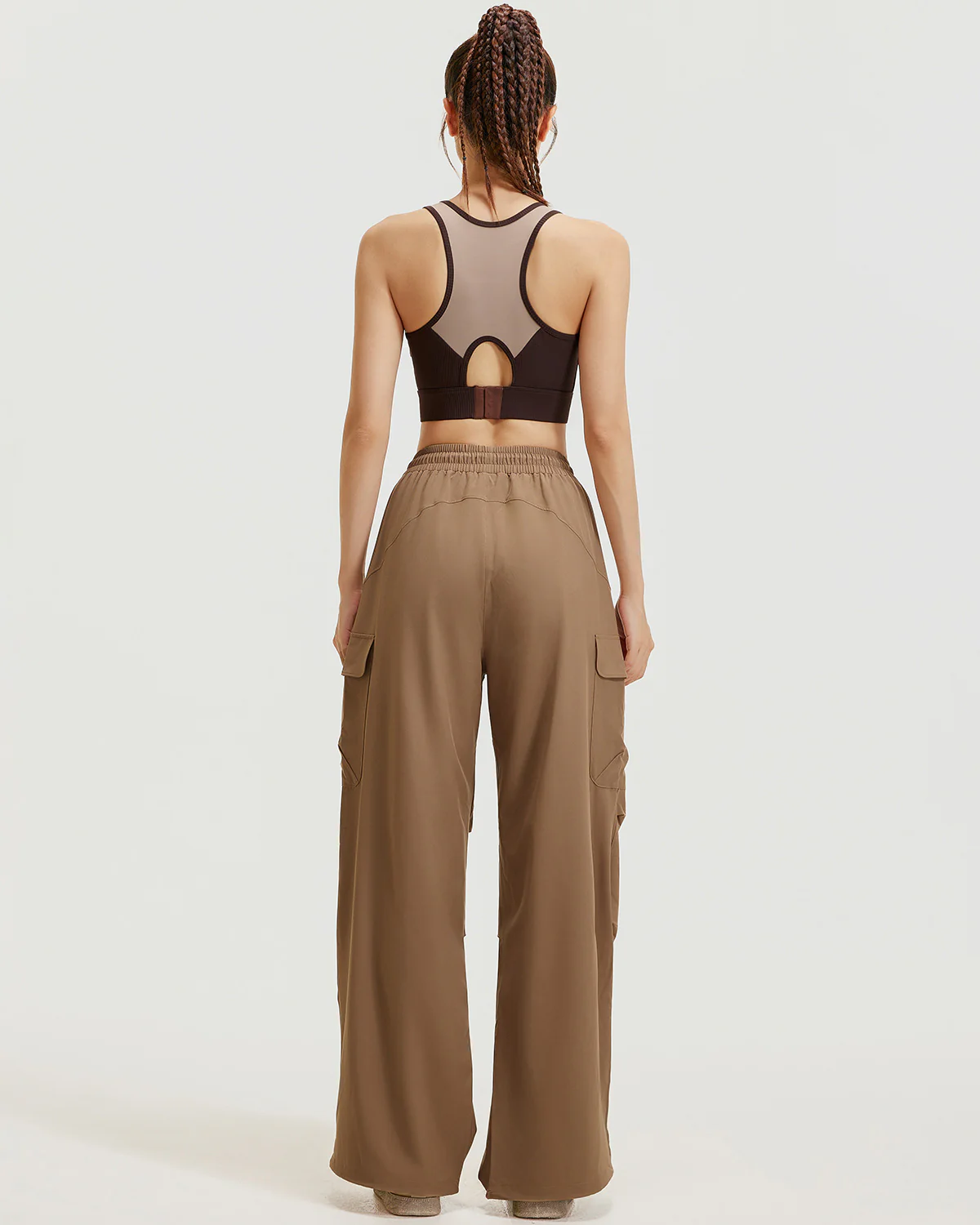 Wisteria Sports Bra - Brown - Image 7