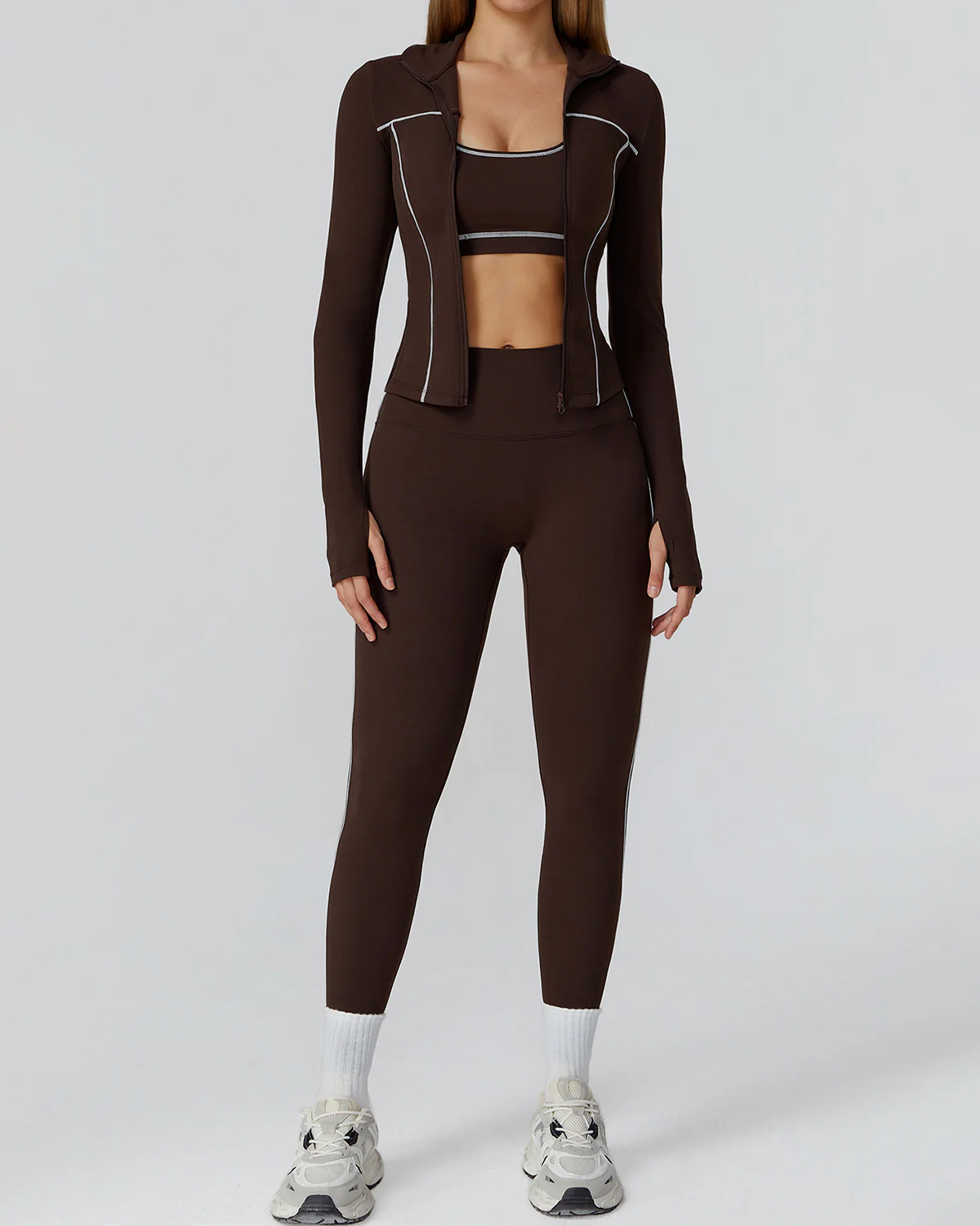 Wren Active Jacket - Brown - Image 3