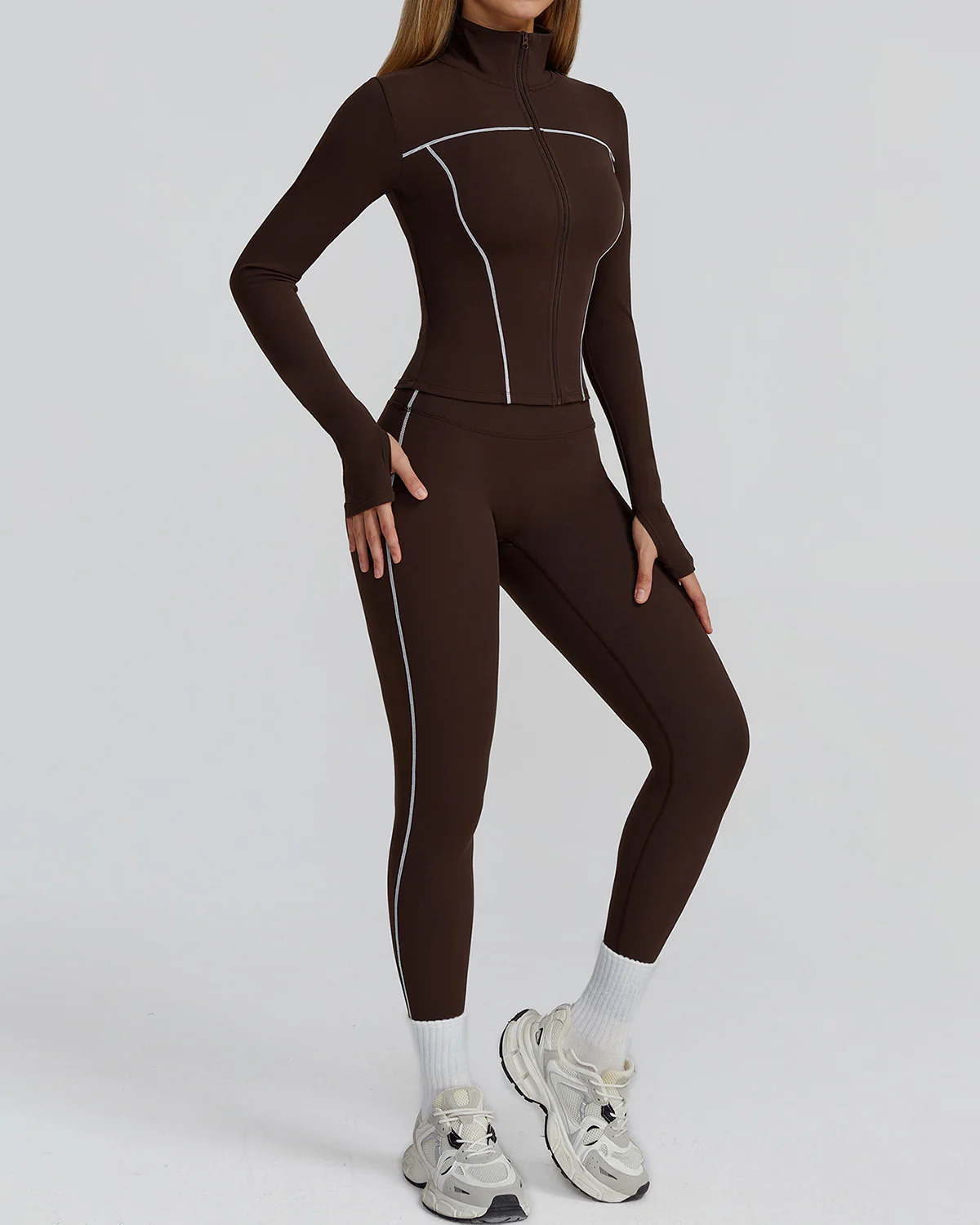 Wren Active Jacket - Brown - Image 5