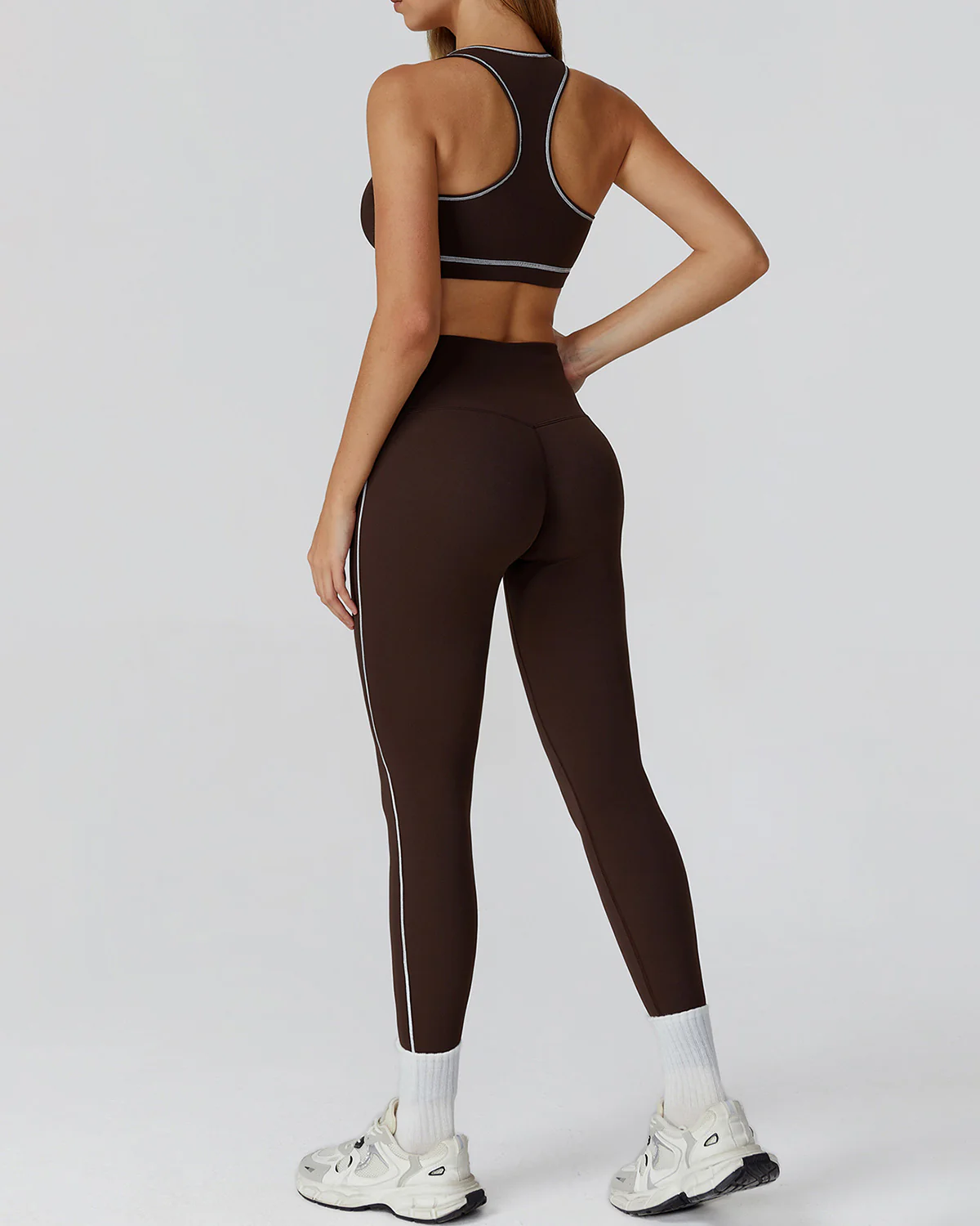 Wren Sports Bra - Brown - Image 5