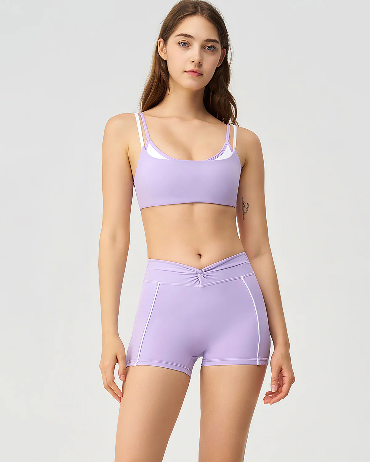 Xanthe Sports Bra - Purple - Image 3