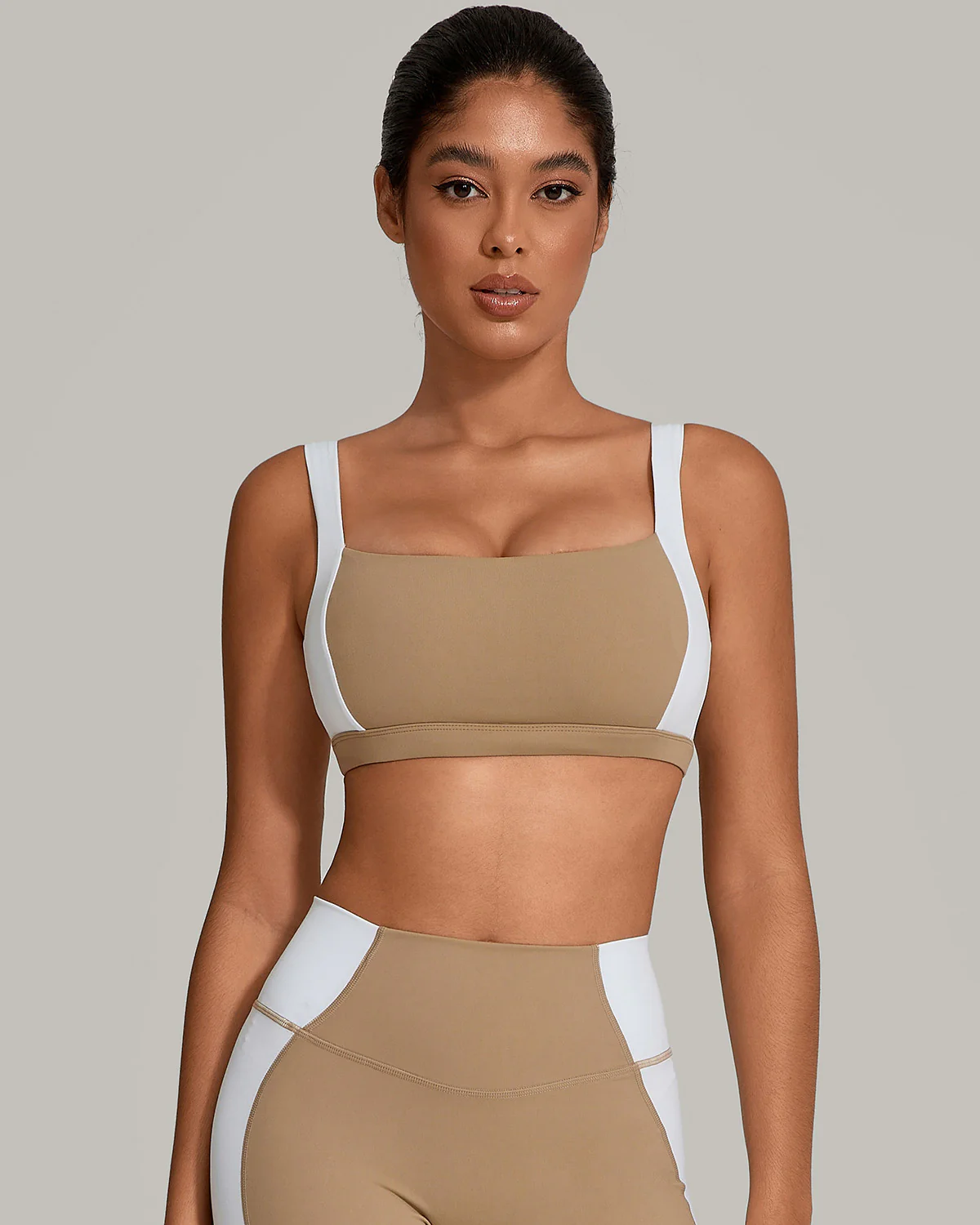Xanthia Sports Bra - Khaki - Image 3