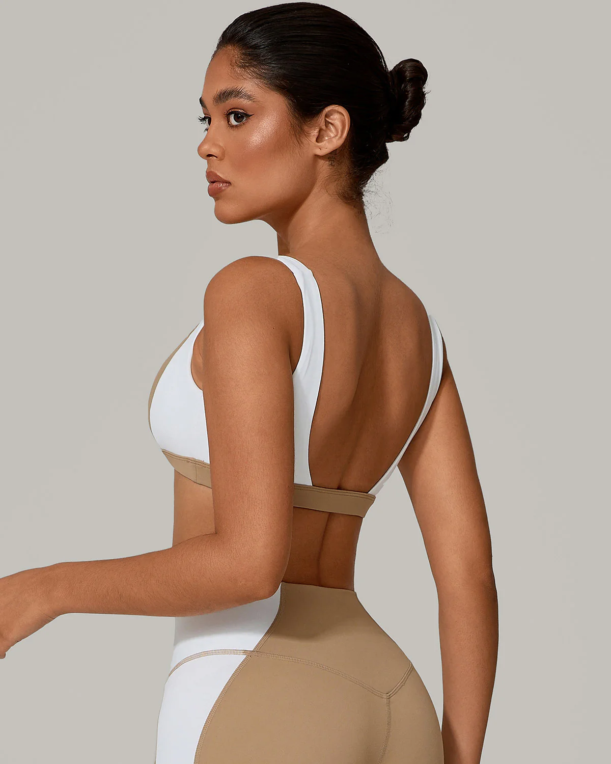 Xanthia Sports Bra - Khaki - Image 4