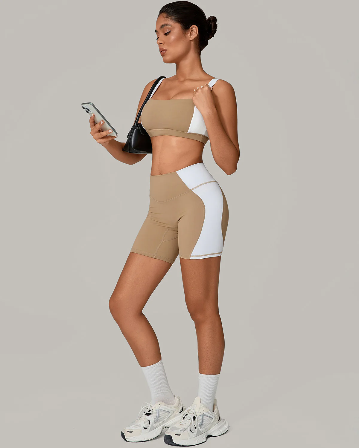 Xanthia Sports Bra - Khaki - Image 6
