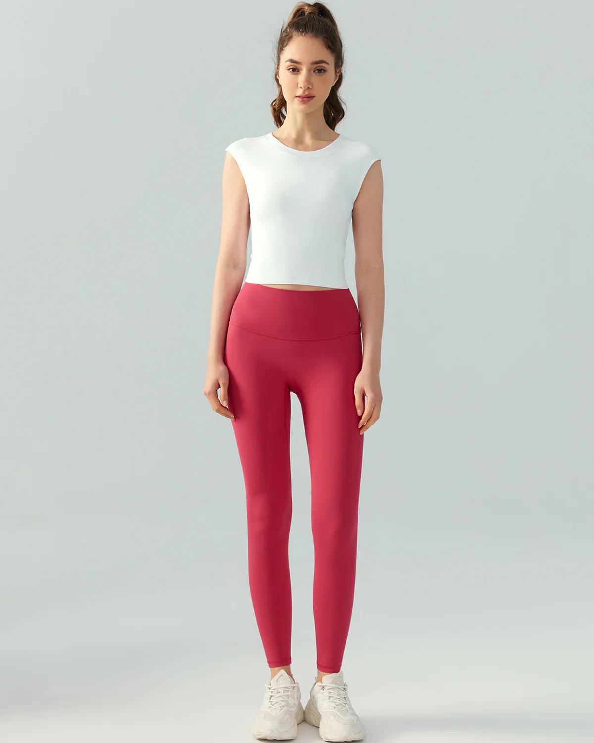 Yasmin Seamless Leggings - Raspberry - Image 8