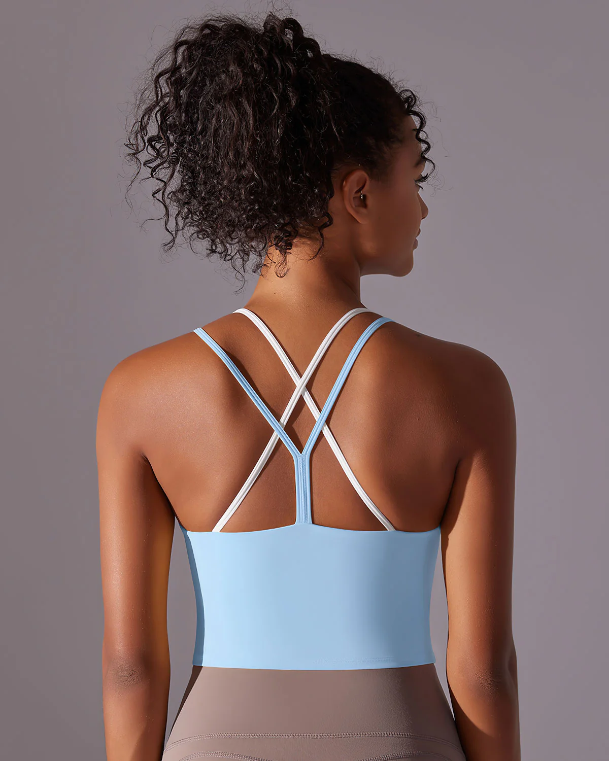 Yseult Crop Top - Blue