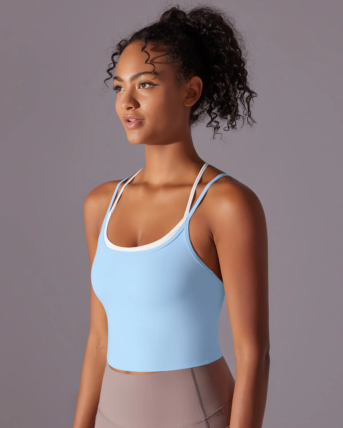 Yseult Crop Top - Blue - Image 5