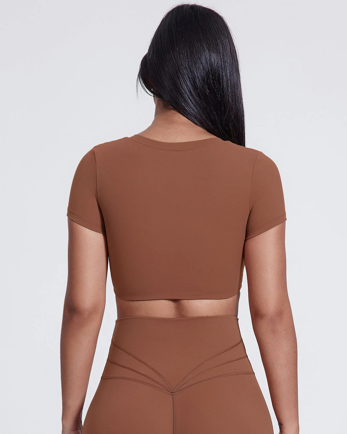 Yvaine Crop Top - Chestnut - Image 2