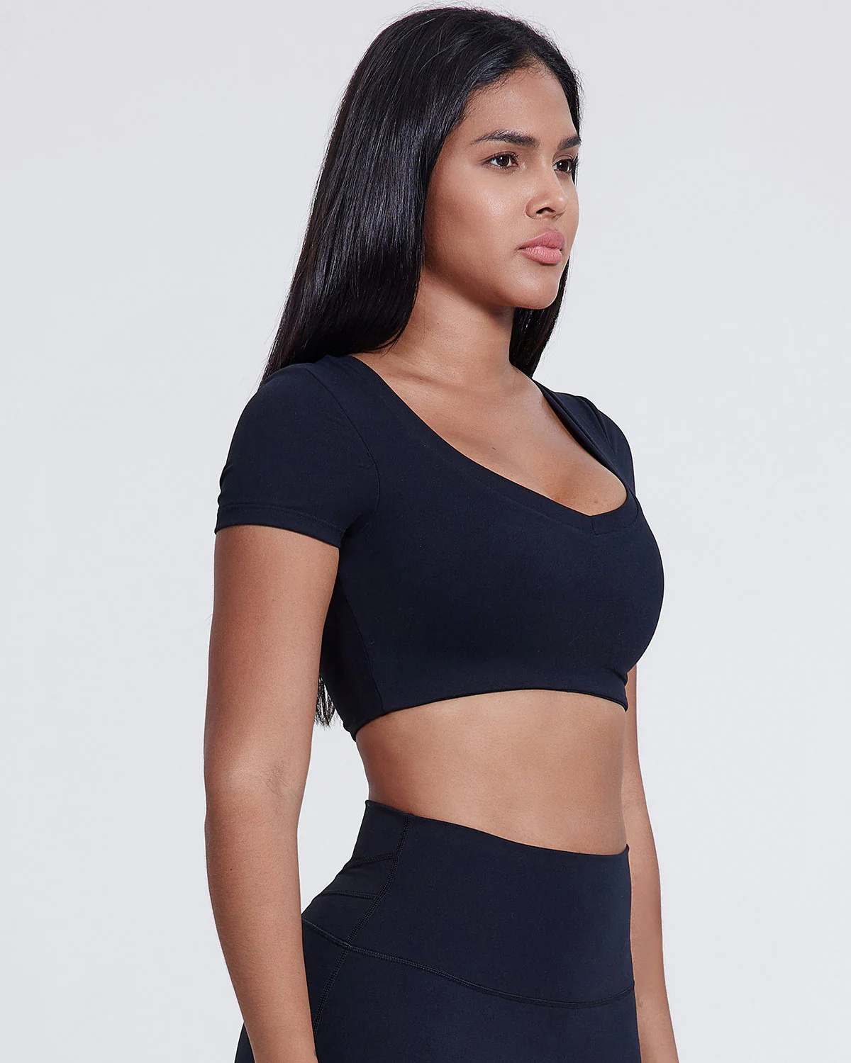 Yvaine Crop Top - Navy - Image 2