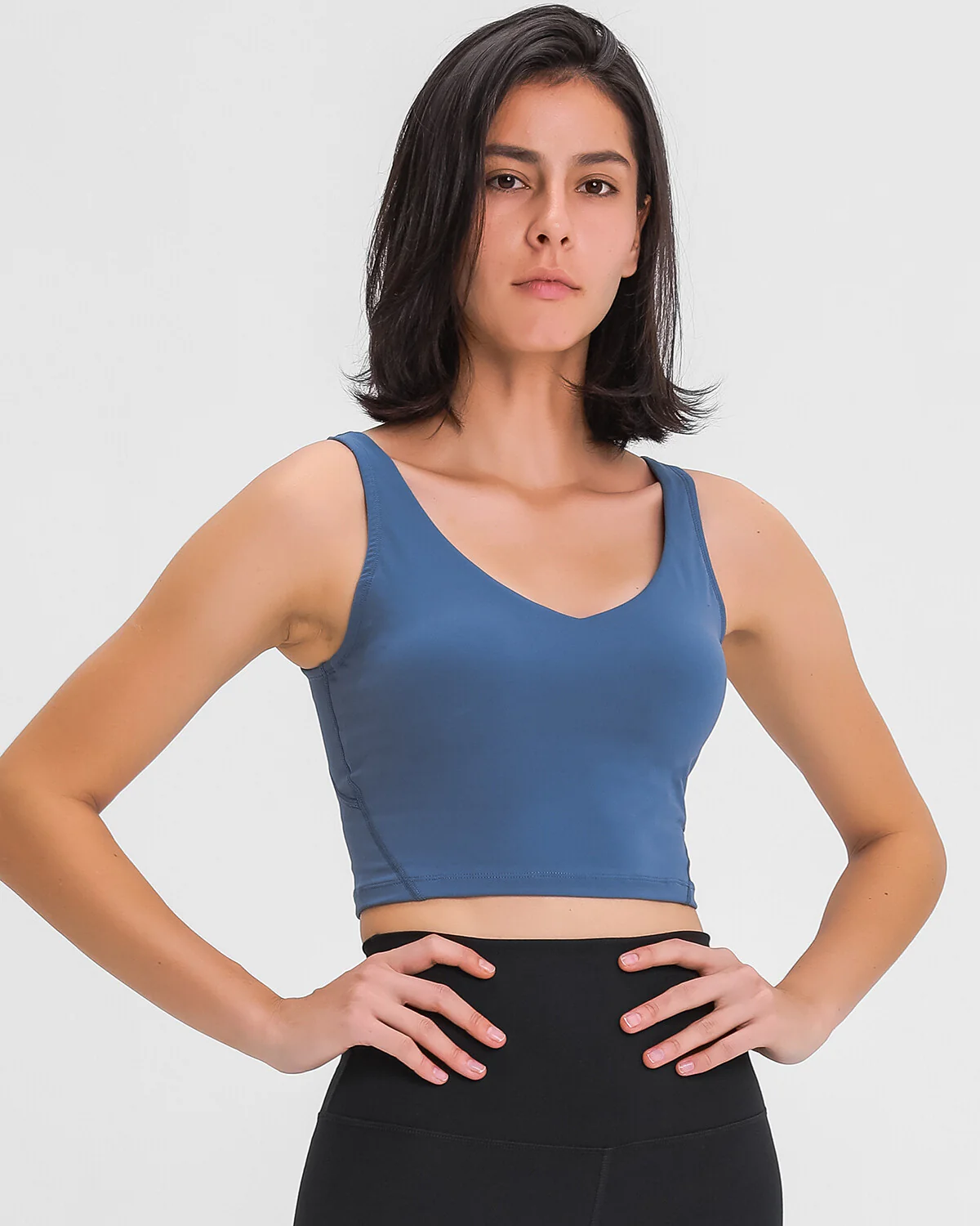 Zelda Crop Top - Tin Blue - Image 4