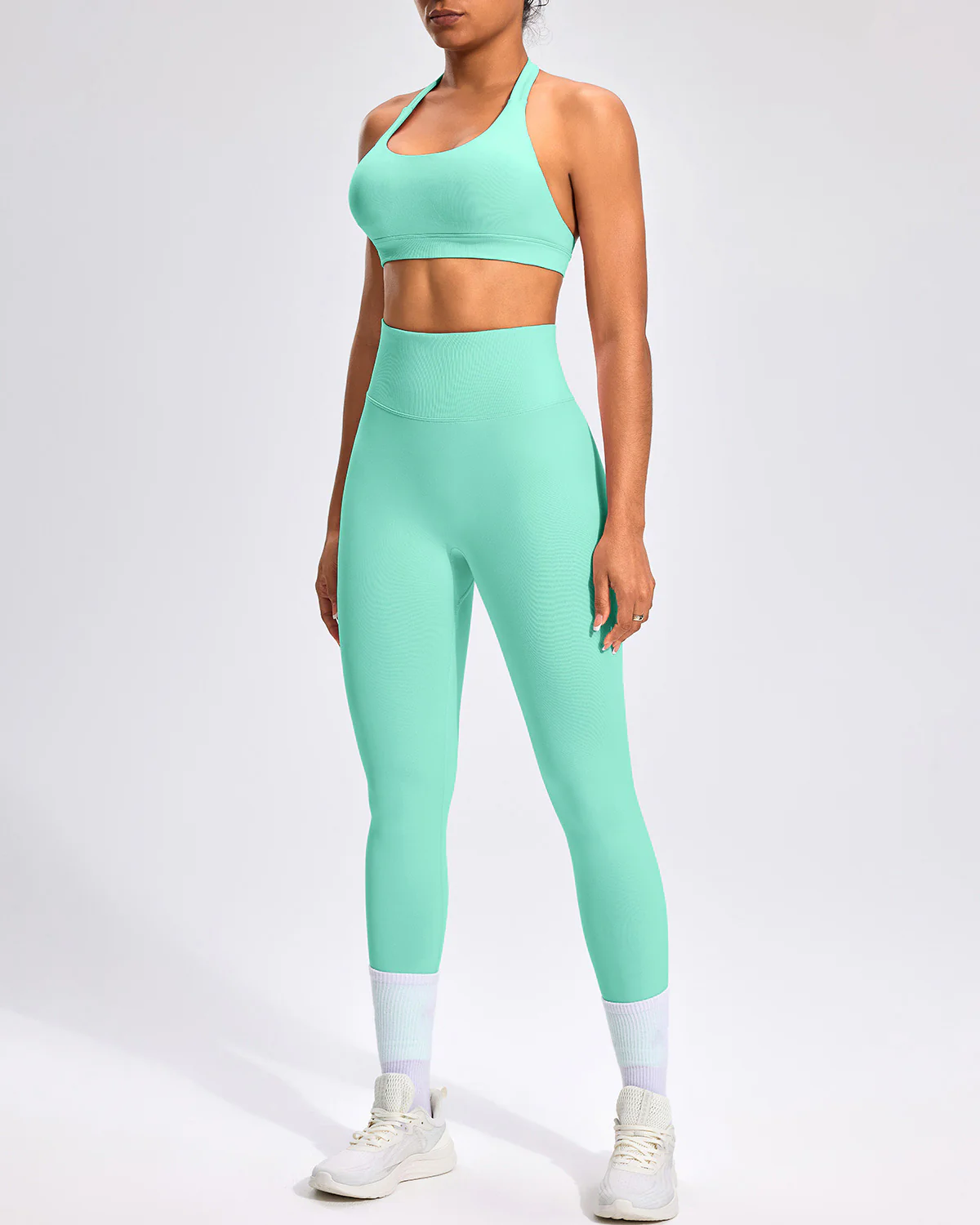 Zenobia Seamless Leggings - Mint - Image 4